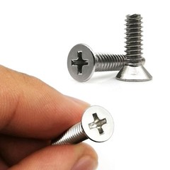 Phillips Flat Head Screw M3 M3.5 M4 M5 M6 M8 M10, 18-8 Stainless Steel, DIN: 965