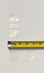1000 Bags Ziplock BAGS 1.5”X 1.5”- CLEAR Mini Plastic Bags A