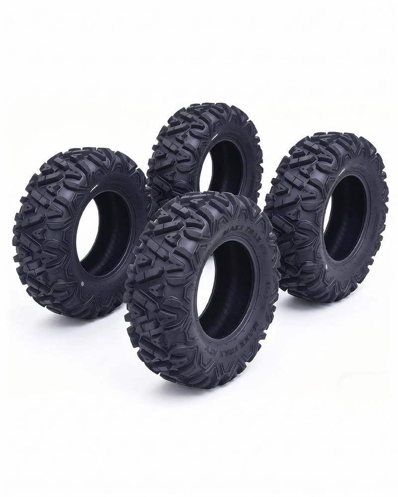 4Pcs ATV UTV All-Terrain Tires 27×8-12 27×10-12 6PR Tubeless Off-Road Mud Sand