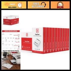 High-Quality 8.5×11 Copy & Printer Paper, 20 lb, 92 Bright, 5000 Sheets, White