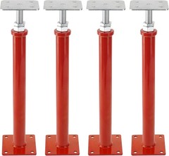 4PCS House Floor Jacks 16.5-20.5″ Adjustable Screw Jacks Post Foundation 6600lbs