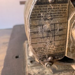 2 Vintage Motor Combo – Montgomery Ward ProCraft 1/4 HP + Janette Electric SL133