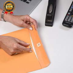 9 X 12 Clasp Envelopes with Deeply Gummed Flaps, Great for Filing, Storing or Ma