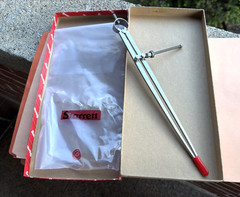 New! STARRETT No. 83B-12 Spring-Type Dividers W/Flat Legs; 12.0” Size & Capacity