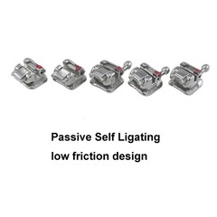Dental Brackets Orthodontic Self Ligating Braces Metal Ceramic Roth MBT 022 345
