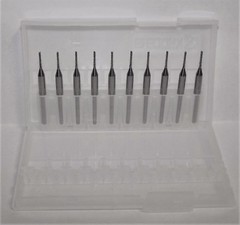 (10) – 1.00mm (.0394″) DIAMOND-CUT CARBIDE ROUTER BURRS, FT 4100-0394.256