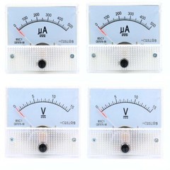 5V-300V DC/AC Voltmeter 50uA-30A DC Ammeter 85C1/85L1 Analog Panel Meter 65x56mm