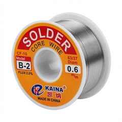 2PCS New 63/37 0.8mm Rosin Core Solder Wire Flux Tin Lead Soldering Welding Reel