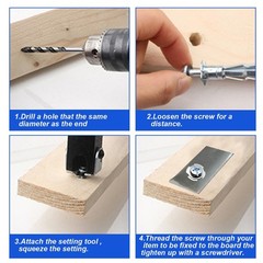 30 pcs Molly Bolts, Metal Drywall Anchors, Heavy Duty Zinc Plated Steel Molly…