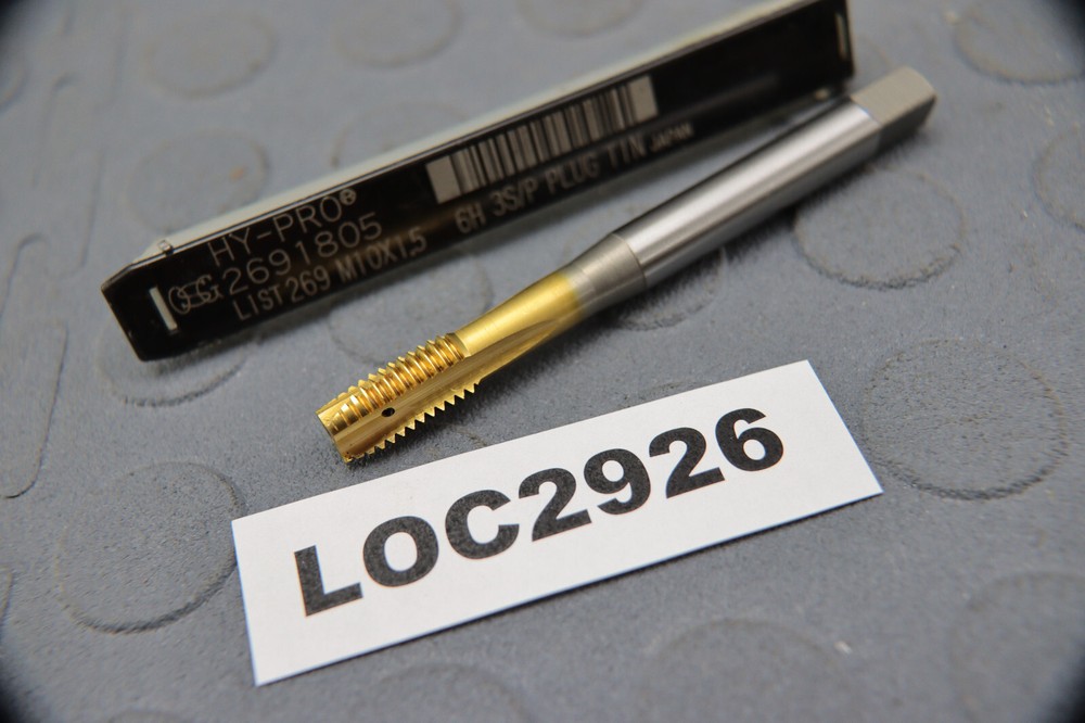 OSG HY-PRO TAP ( M10X1.5 ) 6H 3S/P PLUG 3 FLUTE LOC2926