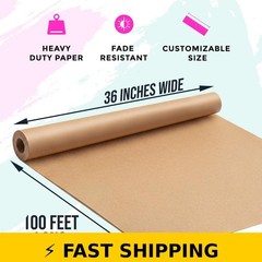 Bryco Goods Large Brown Kraft Paper Roll 36″ x 1200″