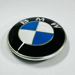 BMW Hood & Trunk Emblem Badge 74mm 82mm Logo Front Rear Replacement E30 E36 E46