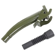 Practical 5L 0.6mm Can Gasoline Jerry Can Steel Tank Emergency Backup Green