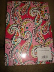 VERA BRADLEY DOTTED JOURNAL WILDFIRE PAISLEY FUCHSIA