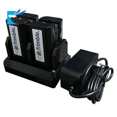 4pcs 2600mah 54344 Batteries & Charger Compatible for Trimble 5700 5800 R8 R7 R6