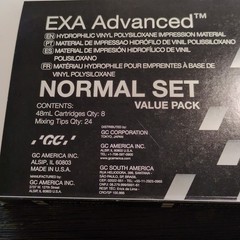 EXA Advanced Hydrophilic Vinyl Polysiloxane Impression Material Normal Set