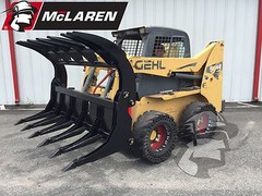Skid Steer Root Rake Grapple Bucket 68″ Wide