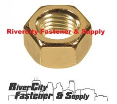 5/8 x 11 Brass Hex Nuts 5/8-11 Nut 5/8″ Brass Nuts 5/8×11 Coarse Thread