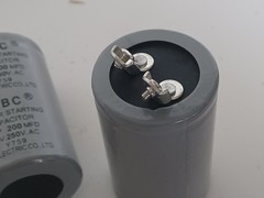 2Pk- 200MFD 200UF 42*70mm ABC CD60 Motor Start Capacitor 125VAC HVAC 125V