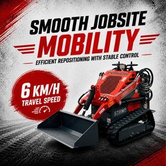 Brand New TYPHON STOMP 505 1,764lbs Skid Steer Loader 13.5hp B&S Gas USA Engine