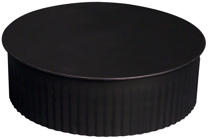 UNITED STATES HDW BM0152 7″ Crimp Tee Cap, Black