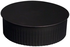 UNITED STATES HDW BM0152 7″ Crimp Tee Cap, Black