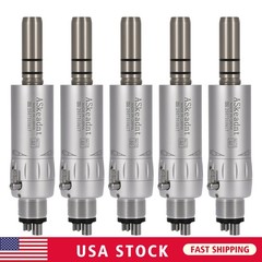 5X ASkeadnt Dental Slow Low Speed Handpiece Air Motor E-type 4 Holes AS Y