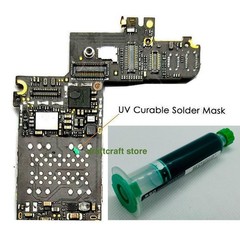 PCB BGA Circuit Board UV Curable Solder Repair Mask Paint GREEN 10ml