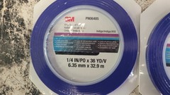 Lot 6 Rolls New- 3M Vinyl Tape 471+ 1/4 in x 36 yd 06405 Indigo