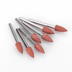 12pc/box Dental Abrasive White Stone/Silicone Porcelain Resin Polishing Burs FG