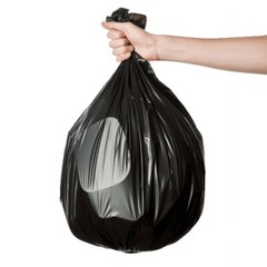 Karat Low Density 40-45 Gallon Trash Can Liner, 40″ x 46″, 1.2 Mil – 100/Case