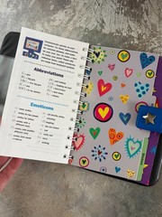 AMERICAN GIRL TODAY Vintage Blue School Planner Notebook (see description)
