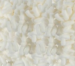 1 Cubic Foot of Eco Friendly Biodegradable Packing Peanuts / Popcorn