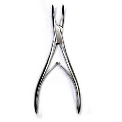N5380 Storz Reiner Bane Rongeur 7 inches Curved Sigle Action 3×16 mm