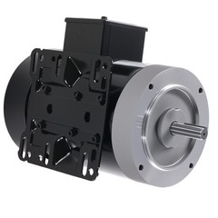 1HP Electric Motor 3450 RPM, AC 115V/230V, 56C Frame, Air Compressor Motor