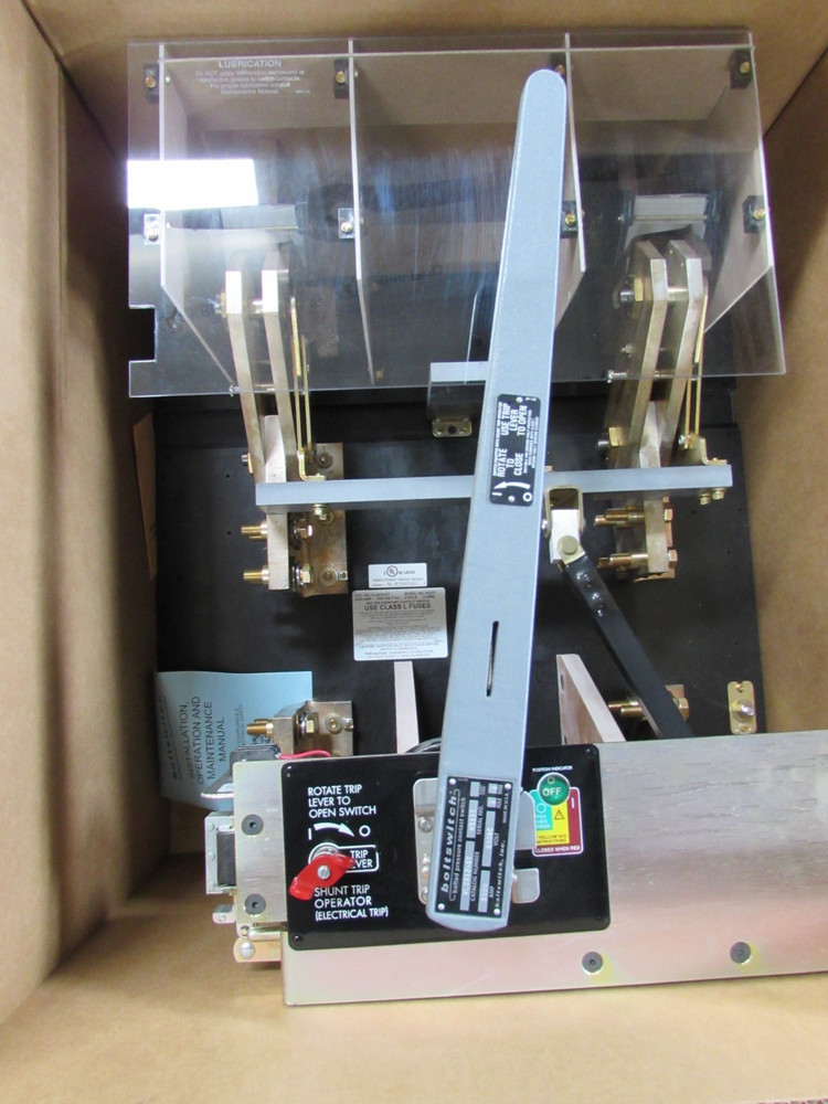 New! Boltswitch VL2612-ST, Bolted Pressure Switch, 2 Pole, 3000A/600V, w/Shunt !