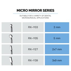 Dental Micro Mouth Mirror Various Micro Surgical Applications 2mm /3mm/5mm