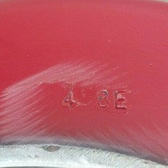 Forklift Tire 16 x 7 x 11-1/4 Red Poly Smooth Press-On For Raymond