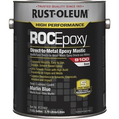 Rust-Oleum Marlin Light Blue DTM ROC Epoxy Mastic 9100 System Interior/Exterior