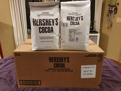 Hershey’s 100% Cocoa Powder TWO 5lb Bags TEN POUNDS Bulk Baking Best By 07/2026