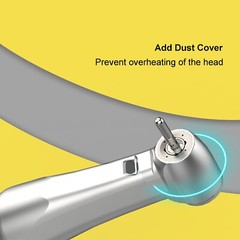 COXO Dental Electric Handpiece 1:5 Contra Angle Fiber Optic High Speed CX235C7-5