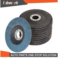 Labwork Premium Zirconia Flap Disc Sanding Grinding 100 Pcs 4.5”x7/8” 80 Grit