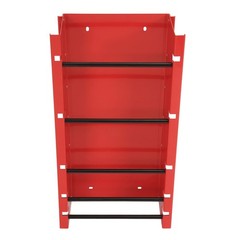 Red Wire Reel Holder 5 Rods Wire Spool Dispenser Rack For Industrial Electrical