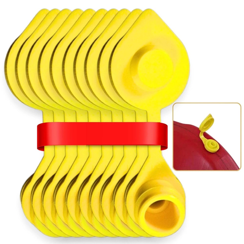 Mr. Yellow Cap 10pcs Gas Can Vents For 10-Pack Vents, Vent Caps