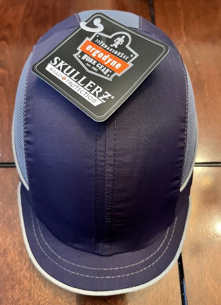 Skullerz By Ergodyne 8950/8960 Bump Cap Short Brim One Size Fits Most Navy Blue