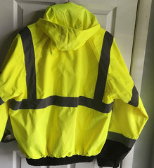 ML Kishigo Hi-Vis Storm Cover Rainwear Jacket – ANSI-ISEA 107-2010 T556 Size L