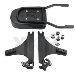 XKH- Matte Black Detachable Backrest Sissy Bar Flame Same as picture show