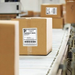 Fanfold 4 x 6 Direct Thermal Shipping Labels with Perforations, 500 Labels, P…