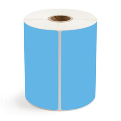 Blue 4″x6″ Direct Thermal Shipping Labels 250/Roll For Zebra Eltron LP2844 ZP450