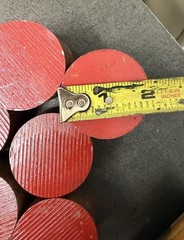 1045 Big Diameter Steel Round Bars HR – 14 PCS – 23.70 LBS – Industrial Use